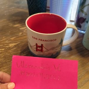 NWOT STARBUCKS SAN FRANCISCO YOU ARE HERE CERAMIC MUG
